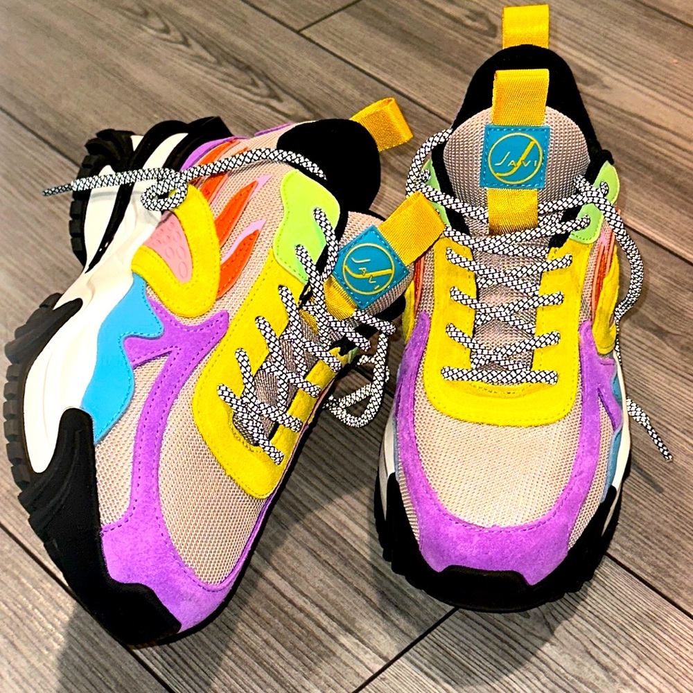 Men's Javi Achieve Multicolor Athletic Rugged Sole Shoes Sneakers Size 6Y